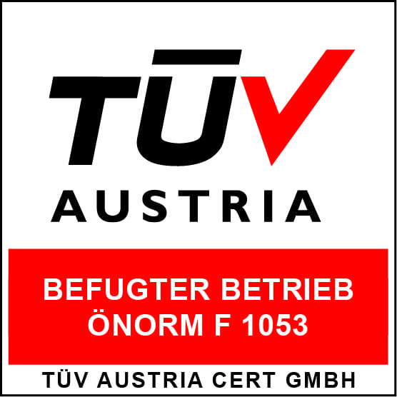 TÜV Austria Zertifizierung